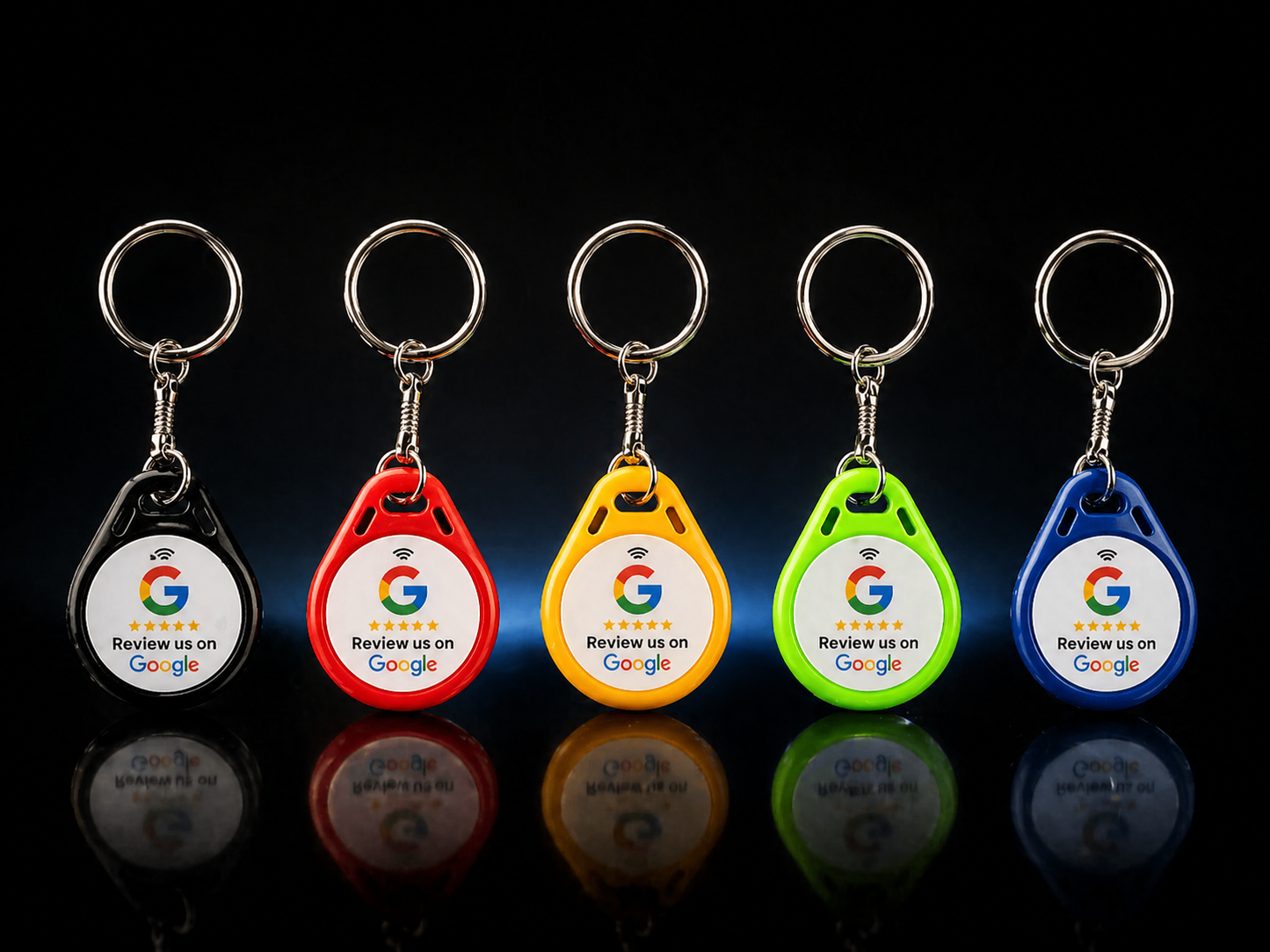 Portachiavi con recensione Google con NFC