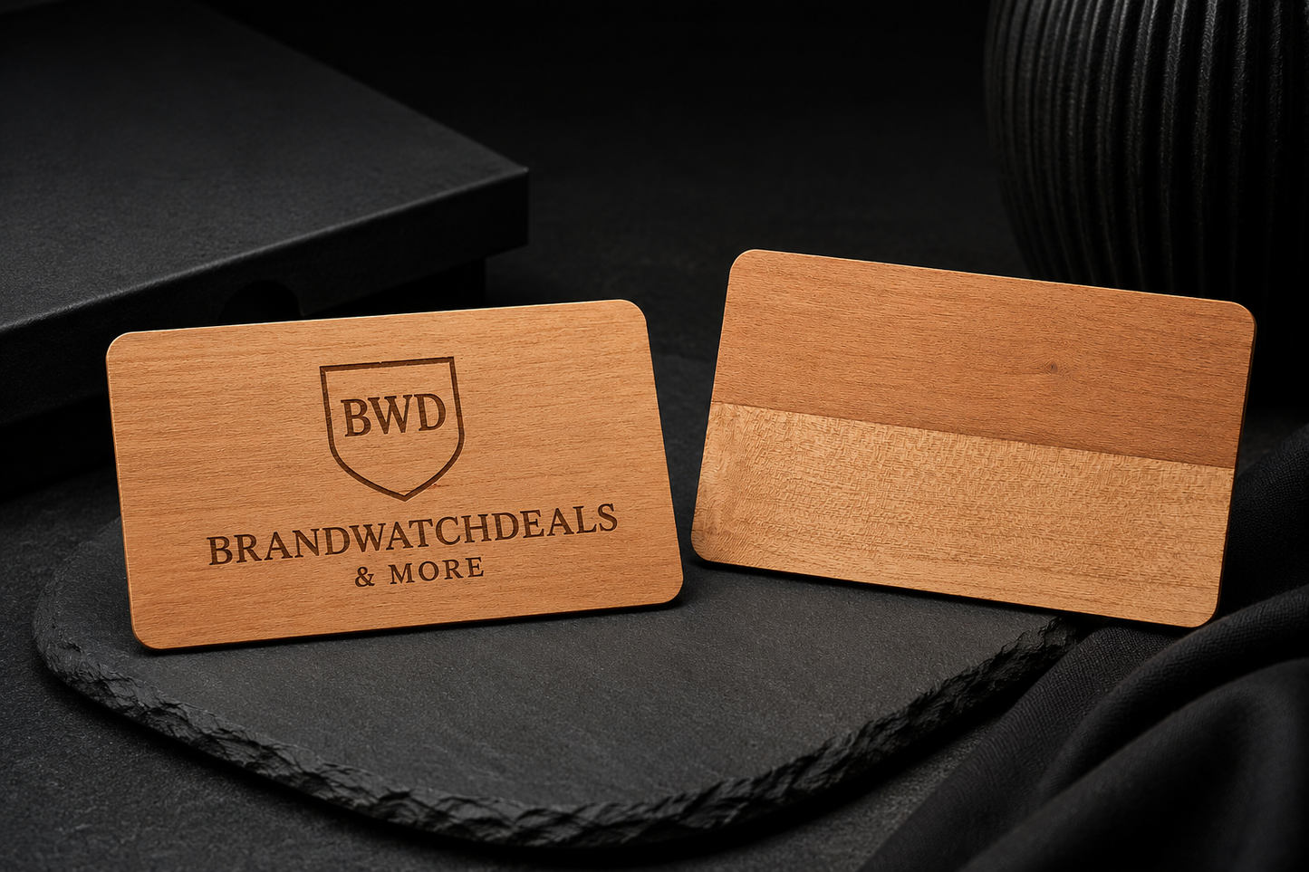 NFC Card in legno Premium Ciliegio
